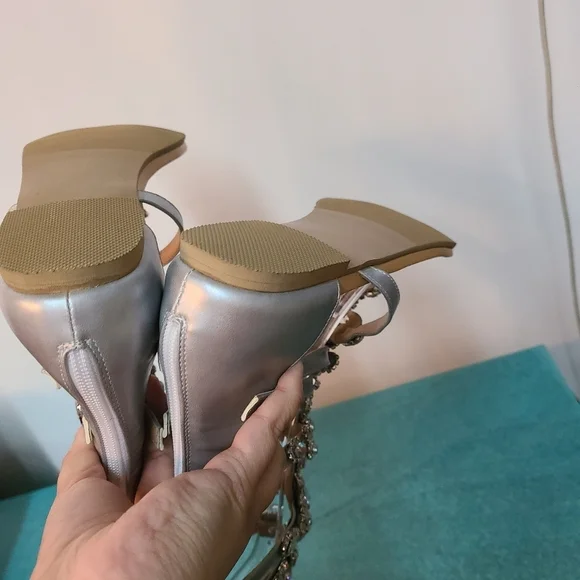 NWOT Gladiator Rhinestone Sandals - Picture 7 of 16